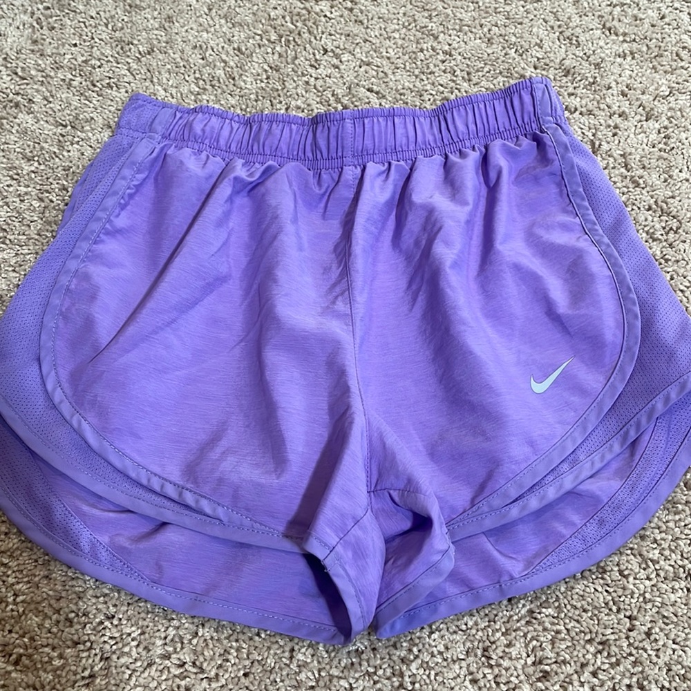 Purple nike athletic shorts size S